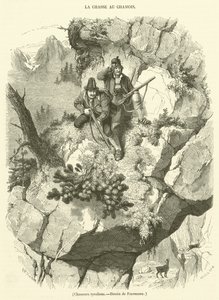 Caçadores tiroleses (gravura) de French School