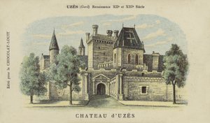 Castelo DUZES, Uzes, Gard de French School