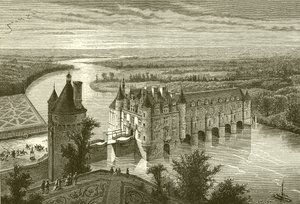 Chateau de Chenonceaux de French School