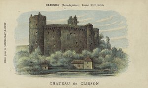 Clisson Castle, Clisson, Loire-Inferieure de French School