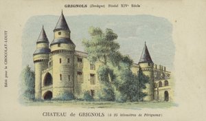 Castelo de Grignols, Grignols, Dordonha de French School