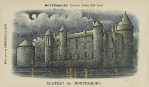Chateau de Montesquieu, Montesquieu, Gironde de French School