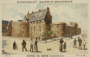 Castelo de Nantes, Loire-Inferieure de French School