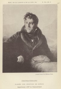 Chateaubriand (litho) de French School