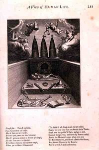 Cherubs Come to Take the Spirit Away, ilustração de 