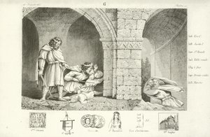 Childeberto I, rei franco de Paris de French School
