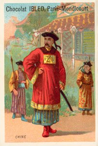 China (chromolitho) de French School