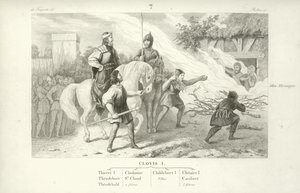 Chlothar I, rei dos francos de French School