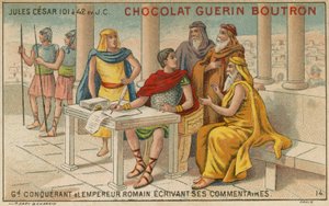 Cartão comercial Chocolat Guerin Boutron de French School