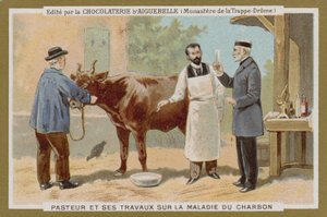 Chocolat dAiguebelle trade card de French School