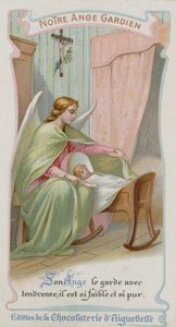 Chocolat dAiguebelle trade card de French School