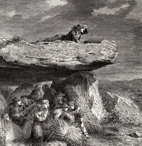 Chouannerie, de "História da Revolução Francesa" por Louis Blanc (1811-82) de French School