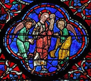 Cristo recebe a alma das virgens (w42) de French School
