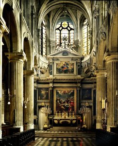 Igreja de São Nicolau des Champs em Paris de French School