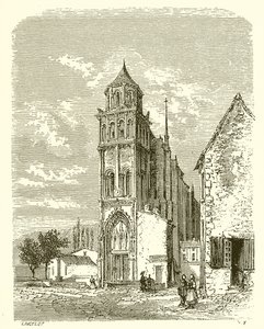 Igreja de Sainte-Radegonde em Poitiers de French School