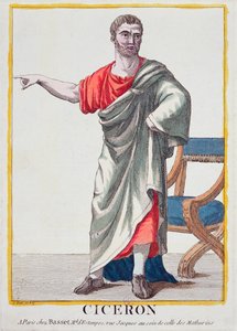Cicero (gravura a cores) de French School