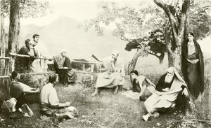 Cícero em Tusculum (gravura) de French School