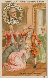 Cimarosa, o casamento secreto de French School