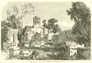 Cimetiere romain, a Arles (gravura) de French School