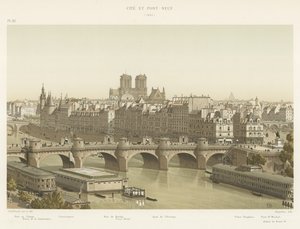 Cite e Pont Neuf, 1840 de French School