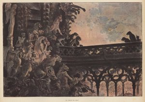 Cidade em Chamas (cor litho) de French School