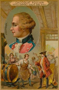 Claude-Francois-Dorothee, marquês de Jouffroy dABbans, inventor francês do século XVIII em barcos a vapor de French School
