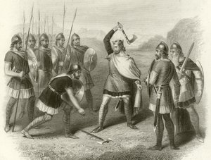 Clóvis e seu soldado rebelde, 487 de French School