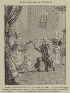 Co-Freemasonaria (gravura) de French School