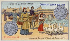Moedas de Raymond VI, Conde de Toulouse de French School
