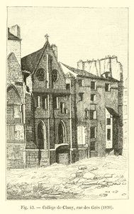 Cluny College, rue des Gres, 1820 de French School