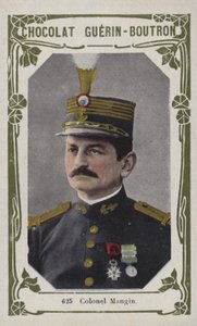 Coronel Mangin (foto colorida) de French School