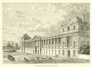 Colunata do Louvre de French School