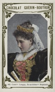 Comtesse Longay, Ex-Archiduchesse Stephanie (foto colorida) de French School