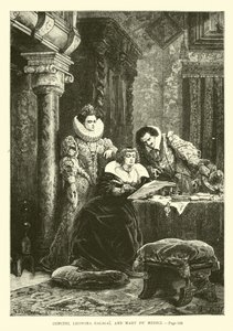 Concini, Leonora Galigai e Mary de Medici de French School