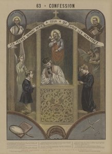 Confissão (cor litho) de French School