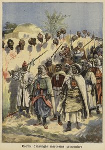 Comboio de insurgentes marroquinos capturados, 1897