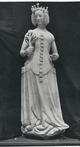 Cópia de uma estátua de Isabella da Baviera (1371-1435)