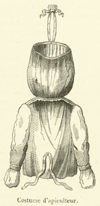Fato de apicultor (gravura) de French School