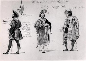 Desenhos de trajes para 