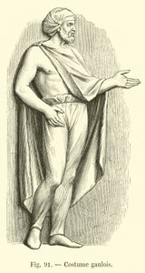 Traje gálico de French School