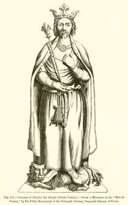 Traje de Carlos, o Simples de French School
