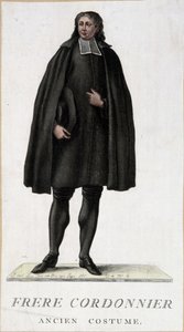 Roupa de irmão sapateiro, traje antigo de French School