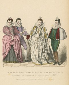 Traje da nobreza francesa, 1581 de French School