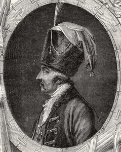 Conde Dagobert Seigmund von Wurmser, de "História da Revolução Francesa" por Louis Blanc (1811-82) de French School