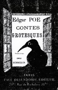 Cover to Contes Grotesques de Edgar Allan Poe, publicado em 1882 de French School