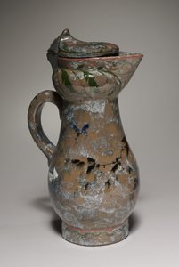 Covered Ewer, feito pela Haviland Factory em Auteuil, França, decorado por Charles Midoux, 1878-1882 de French School