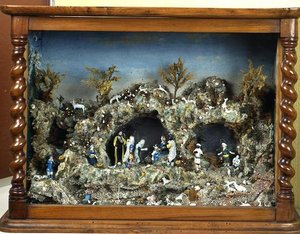 Berço, Nevers (vidro girado no frame de madeira)