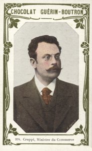 Cruppi, Ministro do Comércio (foto colorida) de French School