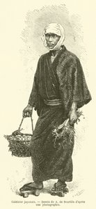 Cozinheiro japonês (gravura) de French School