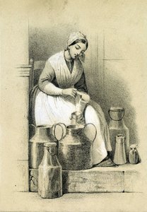 Dairy, França, v.1855 de French School